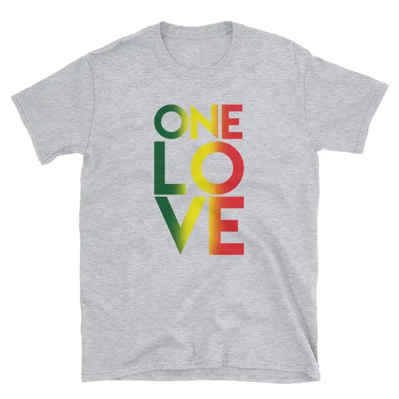 One Love Rasta Reggae Rastafari Music Lovers Gift T-shirt
