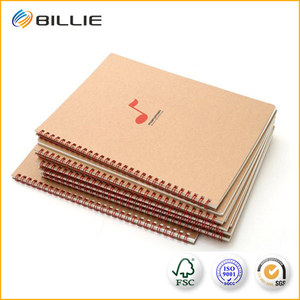 定制印刷螺旋装订便宜的软封面 A4 学校练习笔记本 - Product Image 3