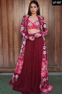Indian <strong>Punjabi</strong> Georgette Patiala Suit With Embroidery and Sequence Work Heavy Salwar Suit With Fancy Dupatta for Indian Women