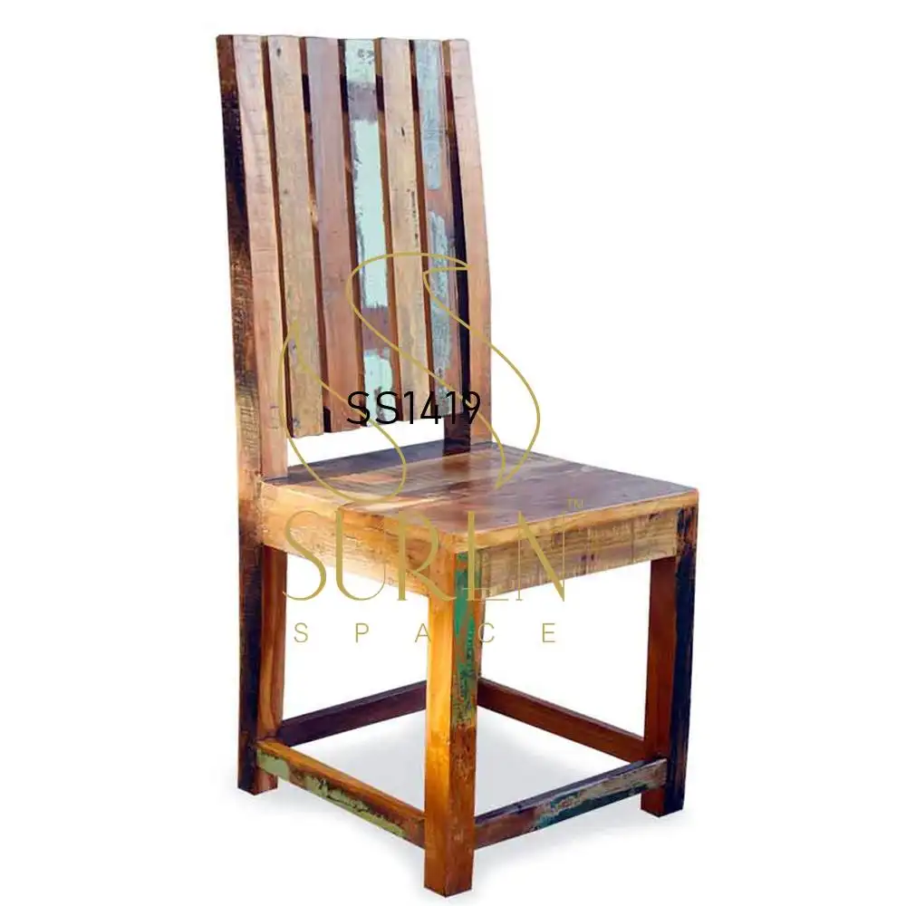 Cadeira artificial do restaurante do recycled para casa, cadeira de jantar multicolorida da casa da praia da casa móveis da casa