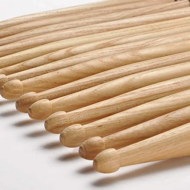 Baguettes de batterie Hickory américaines de haute qualité baguette de tambour en bois massif professionnel à vendre 5A 7A 5B