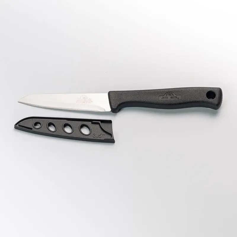 JAYA מאטה 3-1/2 צבע ידית קילוף סכין עם כיסוי (JM513)