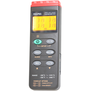 DTM-319 - 4-Channel Industrial Thermometer Recorder <strong>Temperature</strong> <strong>Data</strong> <strong>Logger</strong> - Product Image 6