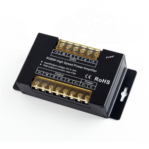 DC5-24V 8A * 4CH Alluminio RGBW Ad Alta Velocità Amplificatori di Potenza PWM Dimming Ingresso Del Segnale Ripetitore di Potere per RGBW HA CONDOTTO LA Striscia luce 5050 - Product Image 2