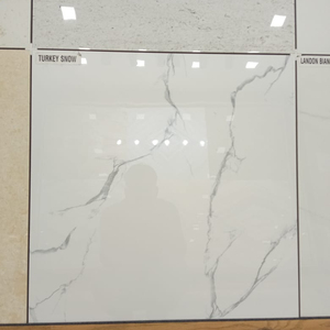 光泽雪白釉面600x600玻化全抛光瓷质地砖，出厂价格出售