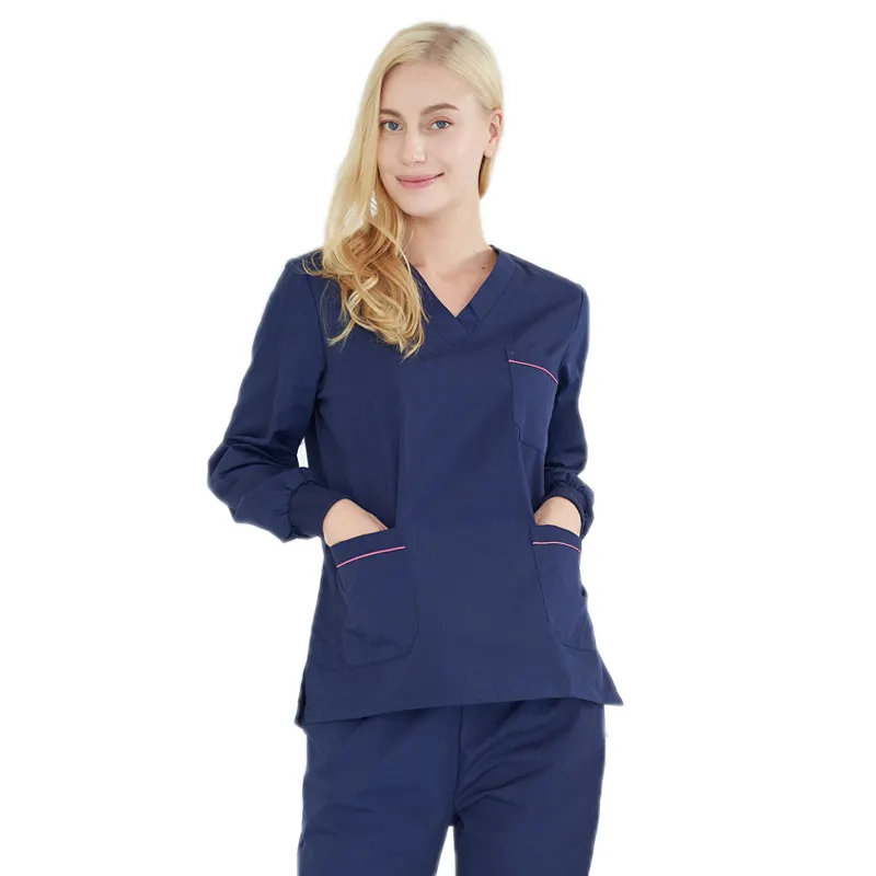 Groothandel Hoge Kwaliteit Fashion Medische Scrubs Verpleegster Uniform Voor Vrouwen Chirurgisch Uniform Ziekenhuis Kleding Verpleging Pak Set