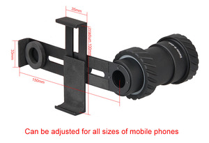 GZ33-0202 Universal Cell Phone Adapter <strong>Mount</strong> Cellphone Scope Adapter Monocular Telescope Camera <strong>Mount</strong> for All Phone - Product Image 2