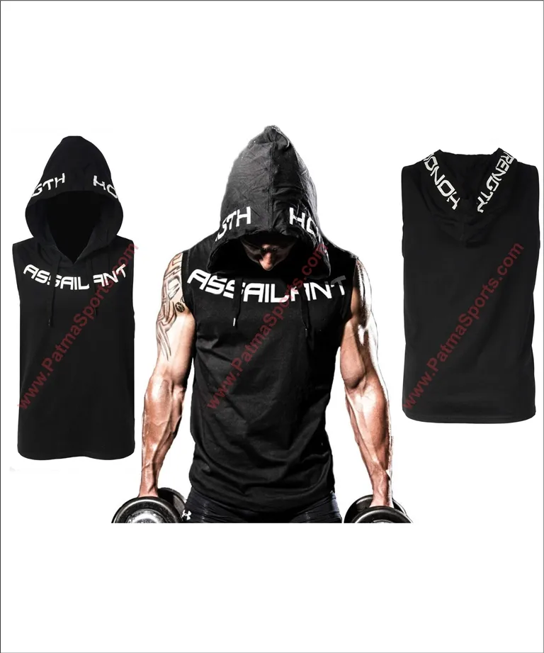 Damen Damen Sport Gym Yoga ärmellose Hoody Tank Top Wrestling Weste mit individuellem Logo OEM ODM Fitness Wears Gym Apparels