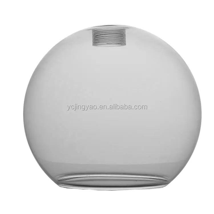 Pantalla de lámpara de globo de cristal, diámetro de 12cm, con rosca G9 interna, soplado a mano, nuevo diseño