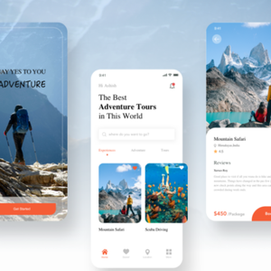 Erstklassige Tour Package Booking App Design | Android/IOS Travel Booking App | Tour Booking App Design - Product Image 1