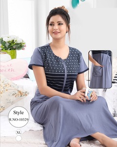Princess <strong>Style</strong> Cotton Night Dress Women Sleepwear Lace Vintage Nightgowns Solid Teenage Girl Sleeping Dress Long Gown <strong>Nighty</strong> - Product Image 6