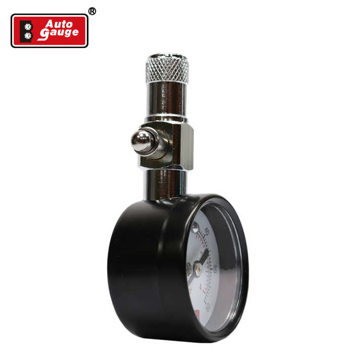 Auto Gauge 40mm Car Dial Tire Pressure Gauge BAR PSI