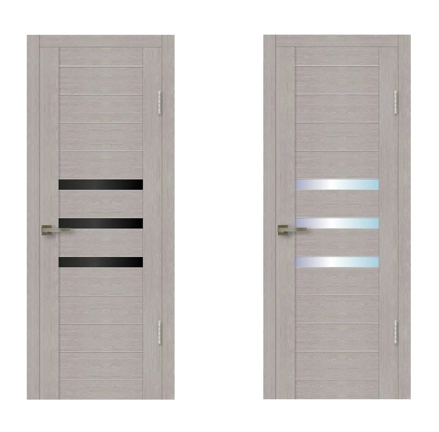 Городская линия 006, наилучшее качество, интерьерная дверь с черным или легким стеклом, эксклюзивный дизайн