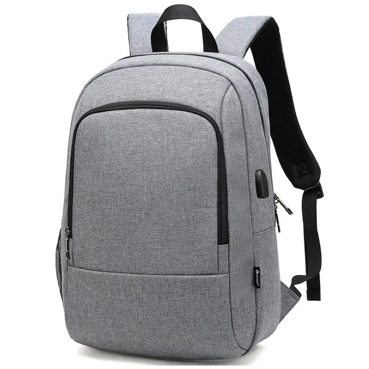 กระเป๋าเป้ใส่แล็ปท็อปพร้อมพอร์ตชาร์จ Usb,ออกแบบได้ตามต้องการกันน้ำสำหรับผู้ชายและผู้หญิงเดินทางไปโรงเรียนธุรกิจ