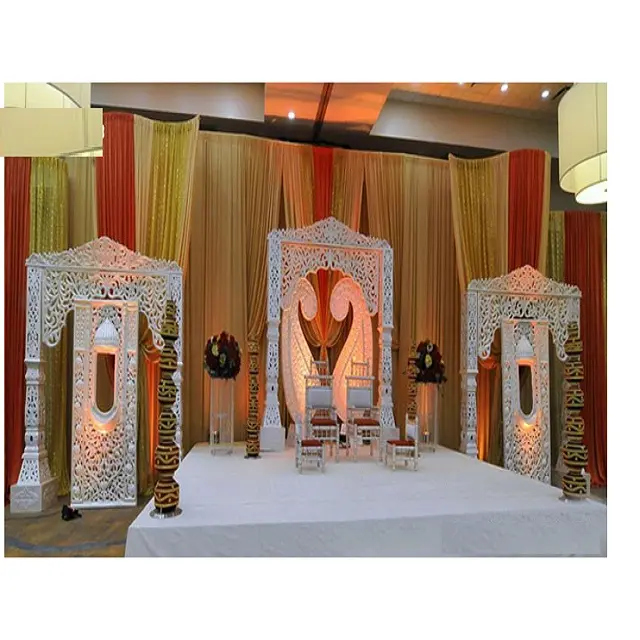 Mandap de estilo abierto para bodas, elegante, de estilo abierto, para eventos y bodas