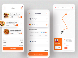 Software di tracciamento del cibo di prim'ordine per Android e IOS App mobili di spedizione e consegna Online - Product Image 3