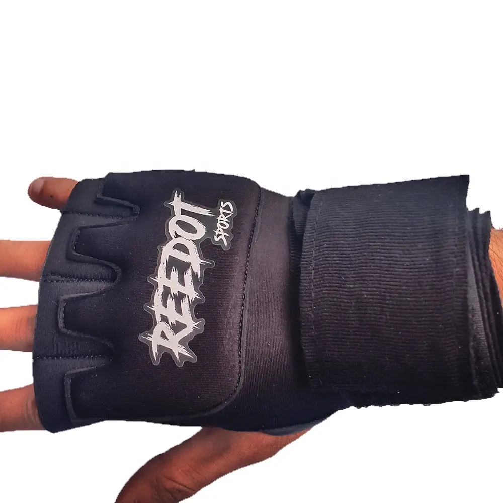 Custom Boksen Hand Wraps Fist Protector Inner Handschoen Voor Boksen Mma Kickboksen, Gel Handschoen, Knuckle Gewatteerde Handschoenen