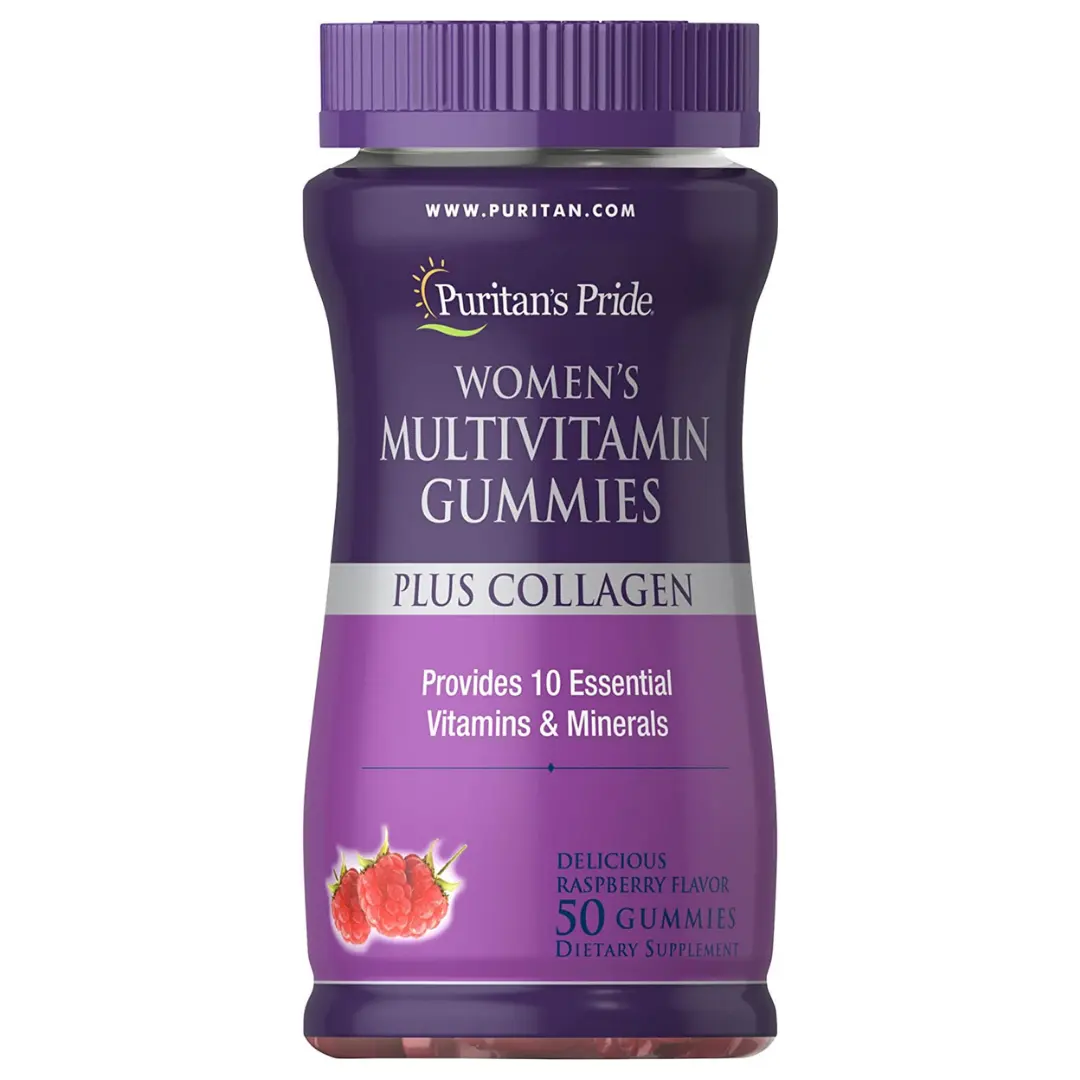 Gomitas de colágeno para mujer, gomitas multivitamina Plus, 50 gomitas de biotina, distribuidor internacional de EE. UU.