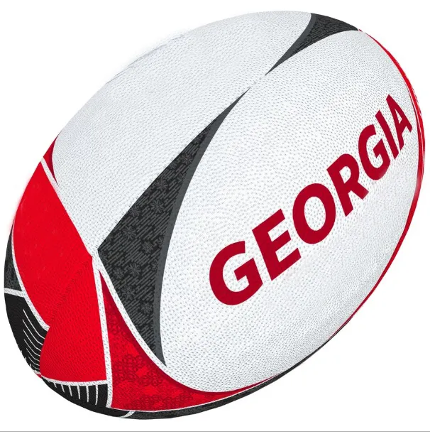 Georgia Country flag rugby ball