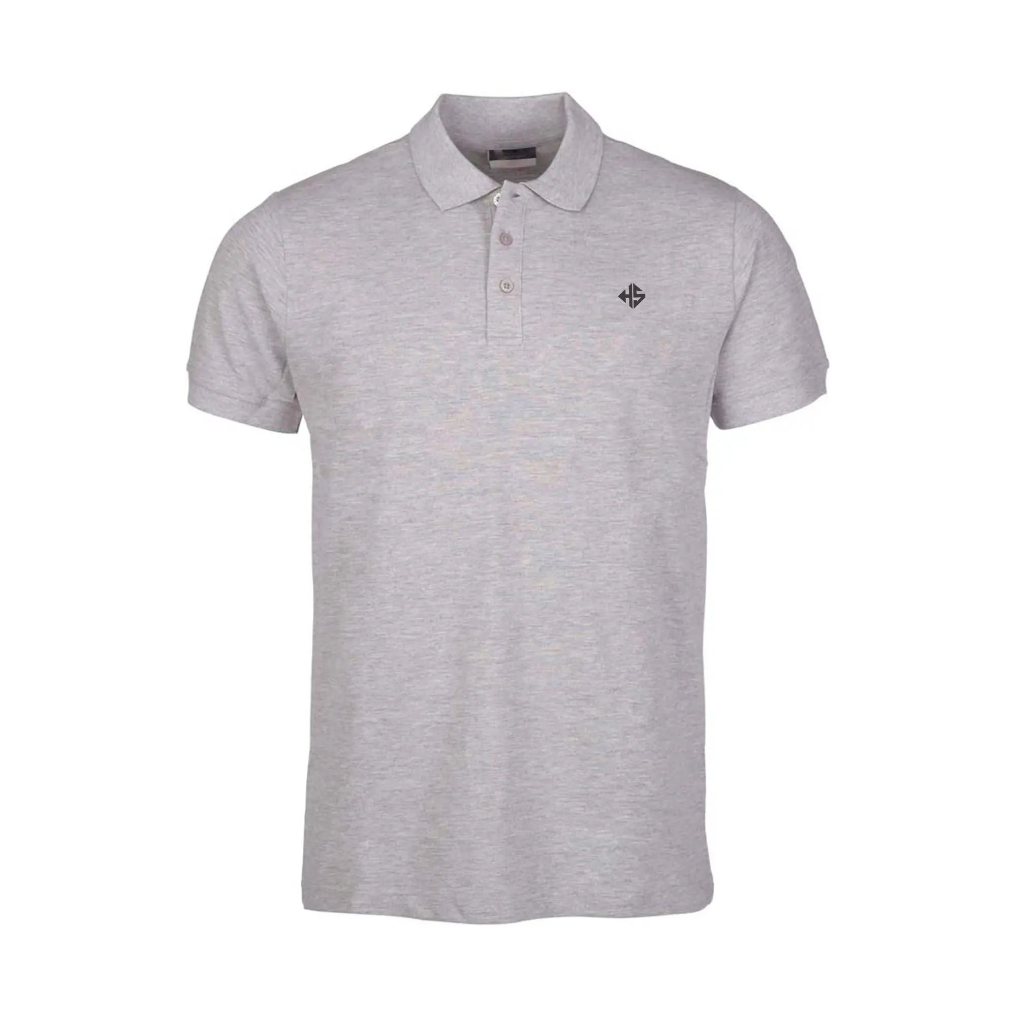 Camisa do polo do golfe do poliéster spandex, secagem rápida dos homens camisas do golfe liso esportes roupas fitness com fina lã