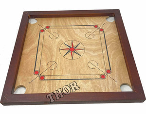 High Quality Wooden Carrom Board with Striker and Boric Powder Educational Unisex <strong>Toy</strong> for 2-4 Years Perfect Game for <strong>All</strong> Ages - Product Image 3