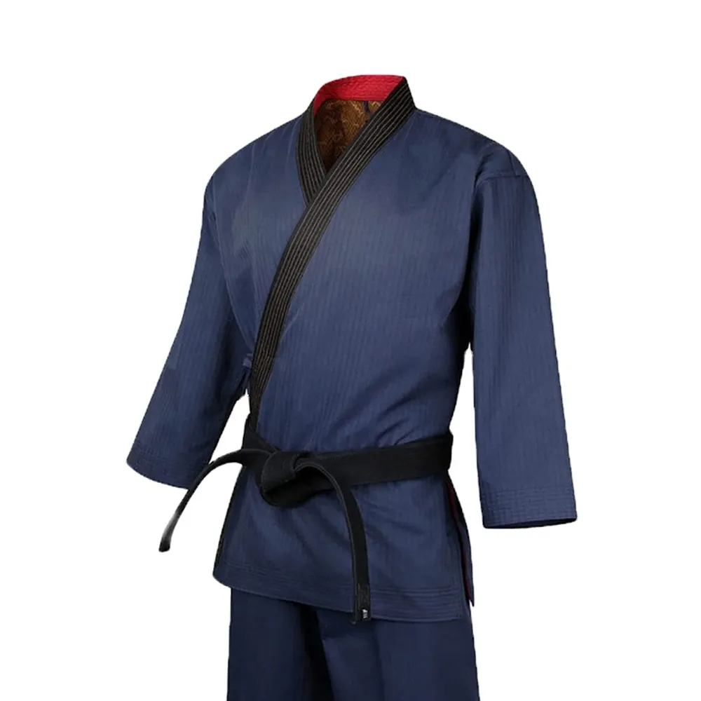 Judo gi de cor branca e roxa, mais nova moda design de cor branca e roxa uso uniforme para unissex disponível em diferentes tamanhos e cores