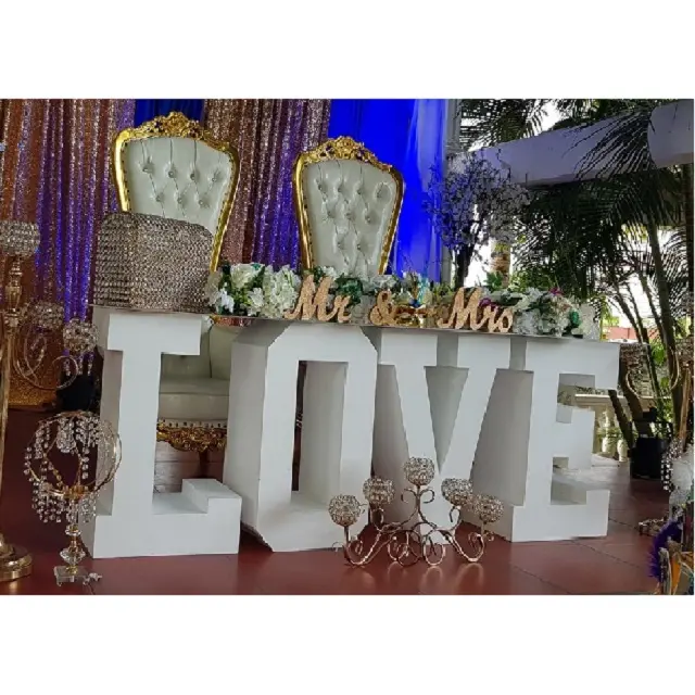 Letras do amor da festa de casamento, decoração de mesa, letras do amor led de alta qualidade para mesa de carta de amor para casamento venda