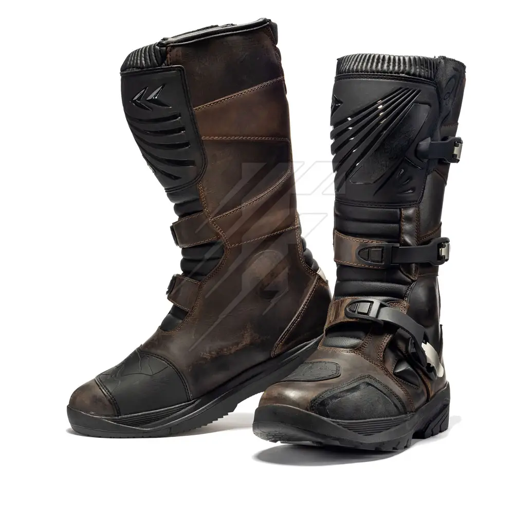 OEM уникальный дизайн, Мужская мотоциклетная обувь, кожаные высококачественные мужские мотоциклетные ботинки