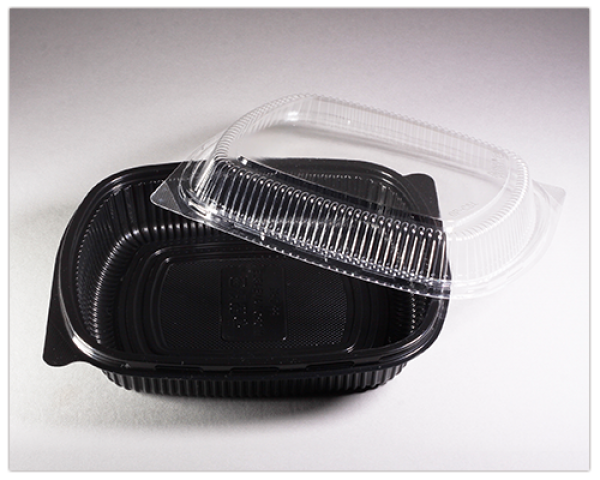 โปร่งใส (ฝา) สีดำ (ฐาน)