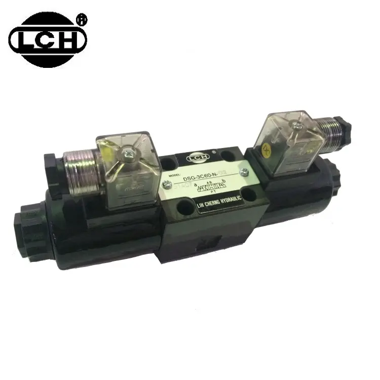 LCH Katup Arah Solenoid, 12V Dsg 02 Cetop Hidrolik