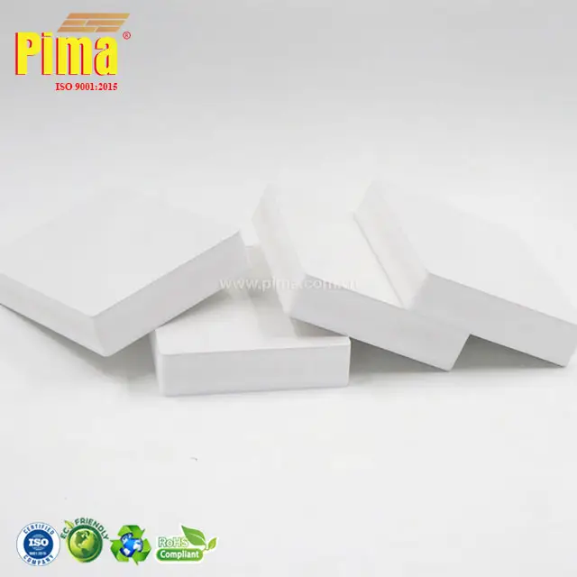 PVC foam recycled plastic sheet with protective film (Pima)