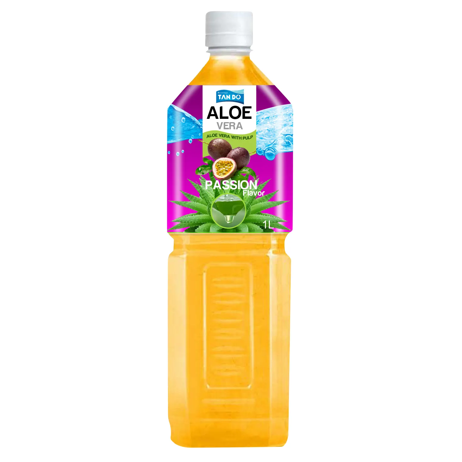 D'aloe vera sain bon pour la santé 500ml boisson en bouteille OEM litchi pêche mangue d'aloe corée jus de fruits