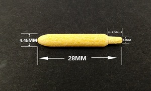 10/confezione 0.5/0.7/1.0/2.0/3.0/4.3/4.5/5.0mm scalpello tondo fine punta piatta nylon acrilico poliestere sostituzione pennarello pennino