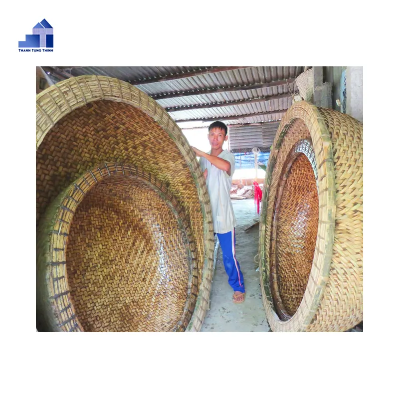 Meilleur vendeur Vietnam bateau en bambou/coracle en bambou/bateau à rames pour la vente en gros WhatsApp: + 84 961005832