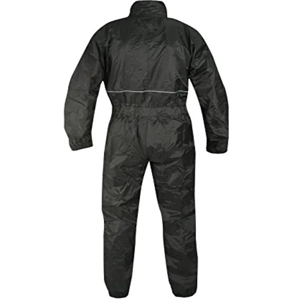 Naylon motorbike Rainwears su geçirmez bisiklet dişli yüksek görünürlük kapşonlu su geçirmez Polyester motosiklet yağmur kıyafetleri