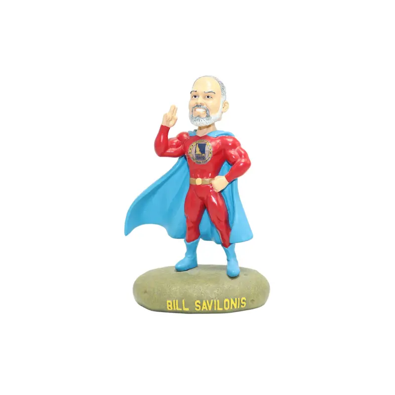 Superman resina bambolina statuetta in resina bambolina personalizzata per bambini giocattoli bambole bobble head