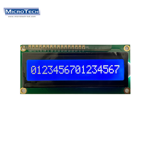 1601A dot matrix COB interfaccia MPU a 8 bit 16X1 caratteri STN blu negativo monocromatico MPU modulo display LCD - Product Image 2