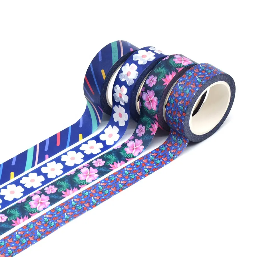 CMYK China Custom Colorful Perforated Washi Tape Masking Tape