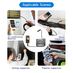 5MP Auto Focus 3 in 1 USB Type-C Mirco USB Inspection <strong>Camera</strong> 12mm 1944P 10m Hard Cable Snake <strong>Camera</strong> for Smart Phone - Product Image 4