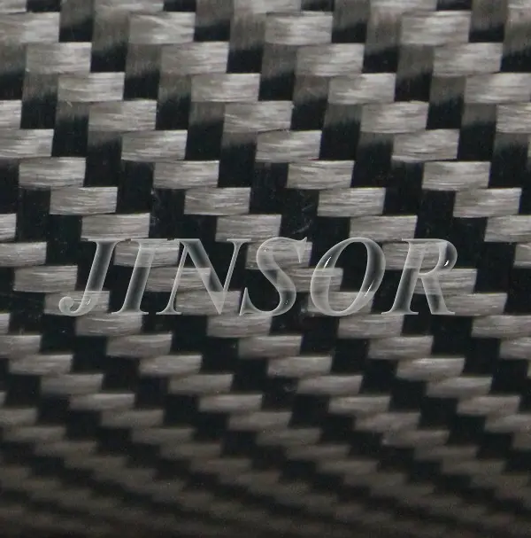 Twill schwarz Dupont Kevlar K29 Faser gewebe