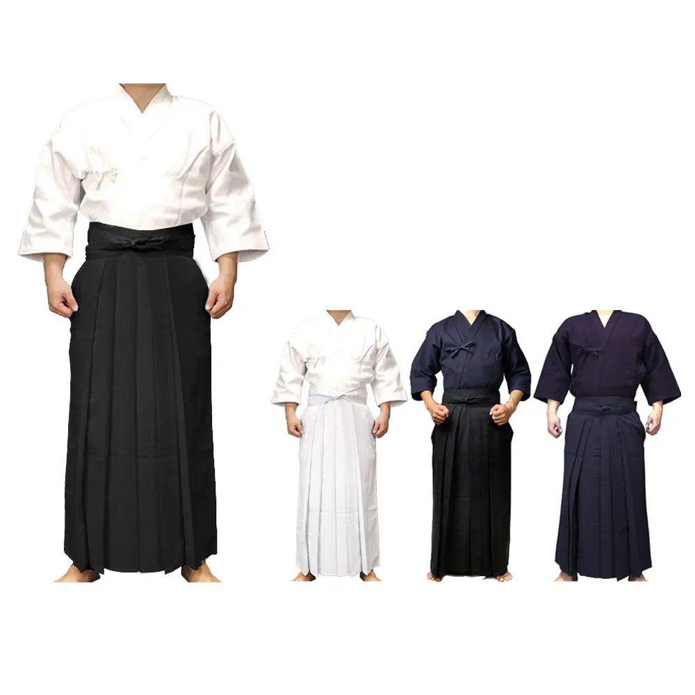 Top Quality Profissional Keilkogi Aikido Hakama Logotipo Personalizado 100% Algodão Quimono Kendo Jacket