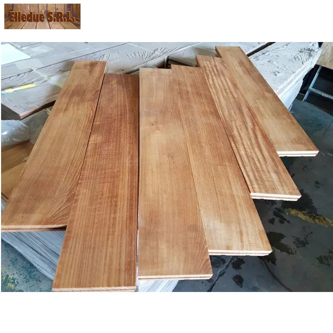 Smooth Solid Best Quality Surface Burma Teak Floor Wood Flooring