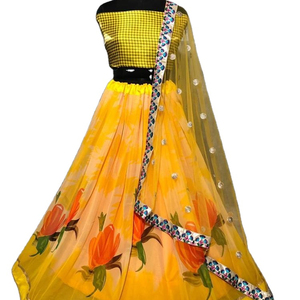 <strong>Designer</strong> Reception Party Wear Lehenga Cholis Collection - Product Image 1