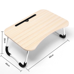 ضوء المضادة للانزلاق صغيرة قابلة للطي Deskon السرير فتحة للبطاقات تصميم الكمبيوتر اللفة طاولة الكمبيوتر المحمول منضدة كتابة للأطفال - Product Image 1