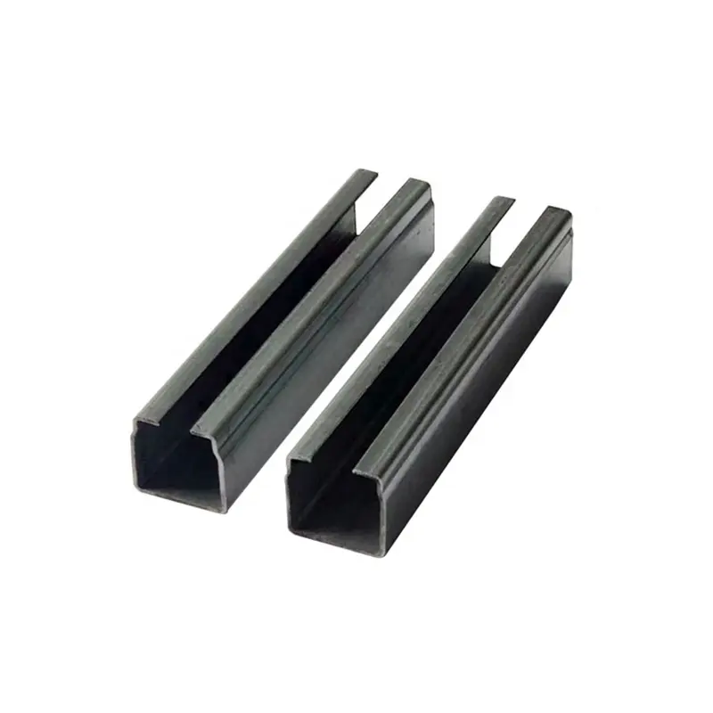 Industrial structural self stand steel rigid rail system OEM cold rolled steel profile manufacturer and its accessories