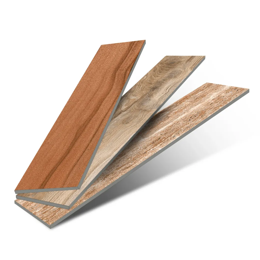 Italienisches Design Holz aussehende Maserung 200x1200mm Holz planke Gres Porzellan fliesen für Händler.