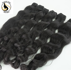 100% Nature, Raw <strong>Remy</strong>, NO Chemical Processing ,Wavy Vietnam Human Hair - Product Image 4
