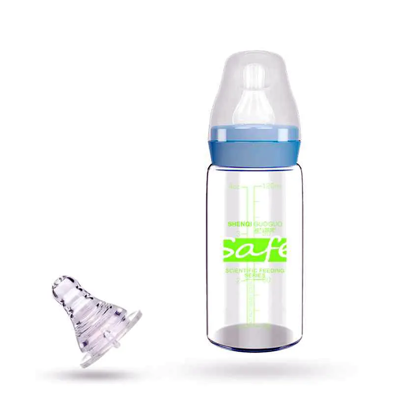 Hochwertige Einweg-Baby flasche aus Boro silikat glas von NewBorn