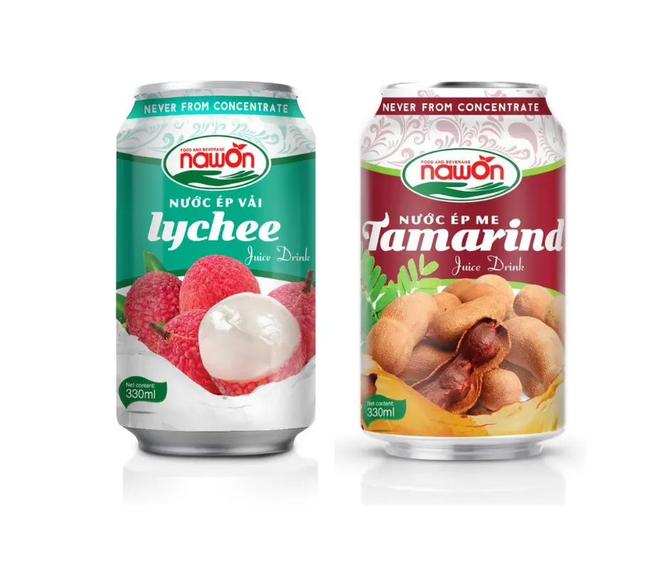 330ml NFC Fruit Juice in Can Healthy Fruit Juice Free Sample Fruit Juice Wholesale Price OEM NAWON