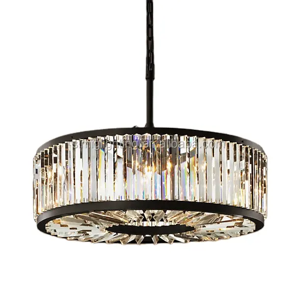 Simig современная роскошная светодиодная люстра E14 в простом стиле ретро железная хрустальная люстра креативная круглая люстра лампа